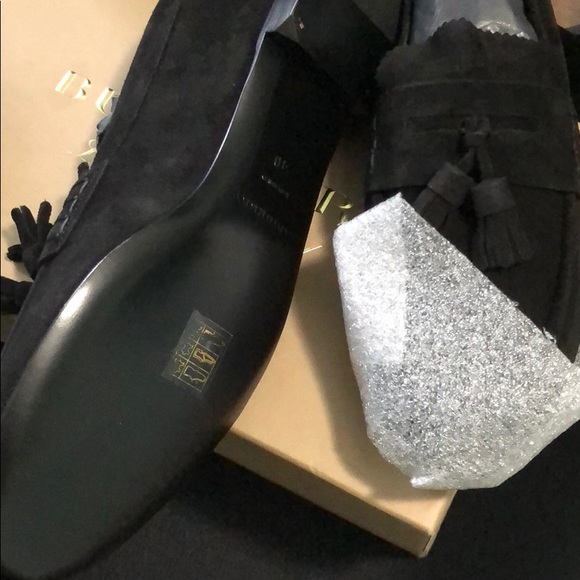 Burberry black suede loafers 40. Brand new w/ box - Picture 3 of 5
